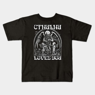 CTHULHU Loves You Kids T-Shirt